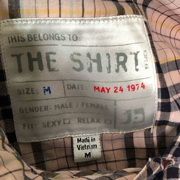 Joe’s Jeans Pink Plaid The Shirt - Women’s M - Picture 6 of 7